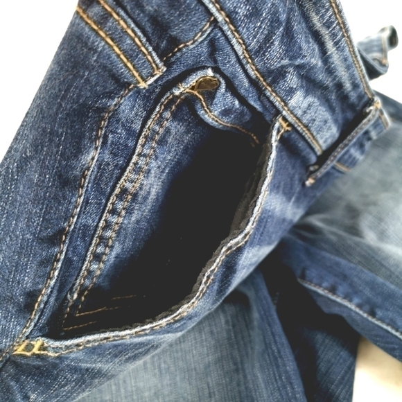 Torrid Women's 16S Mid Slim Boot Cut Blue Heart - Picture 6 of 16